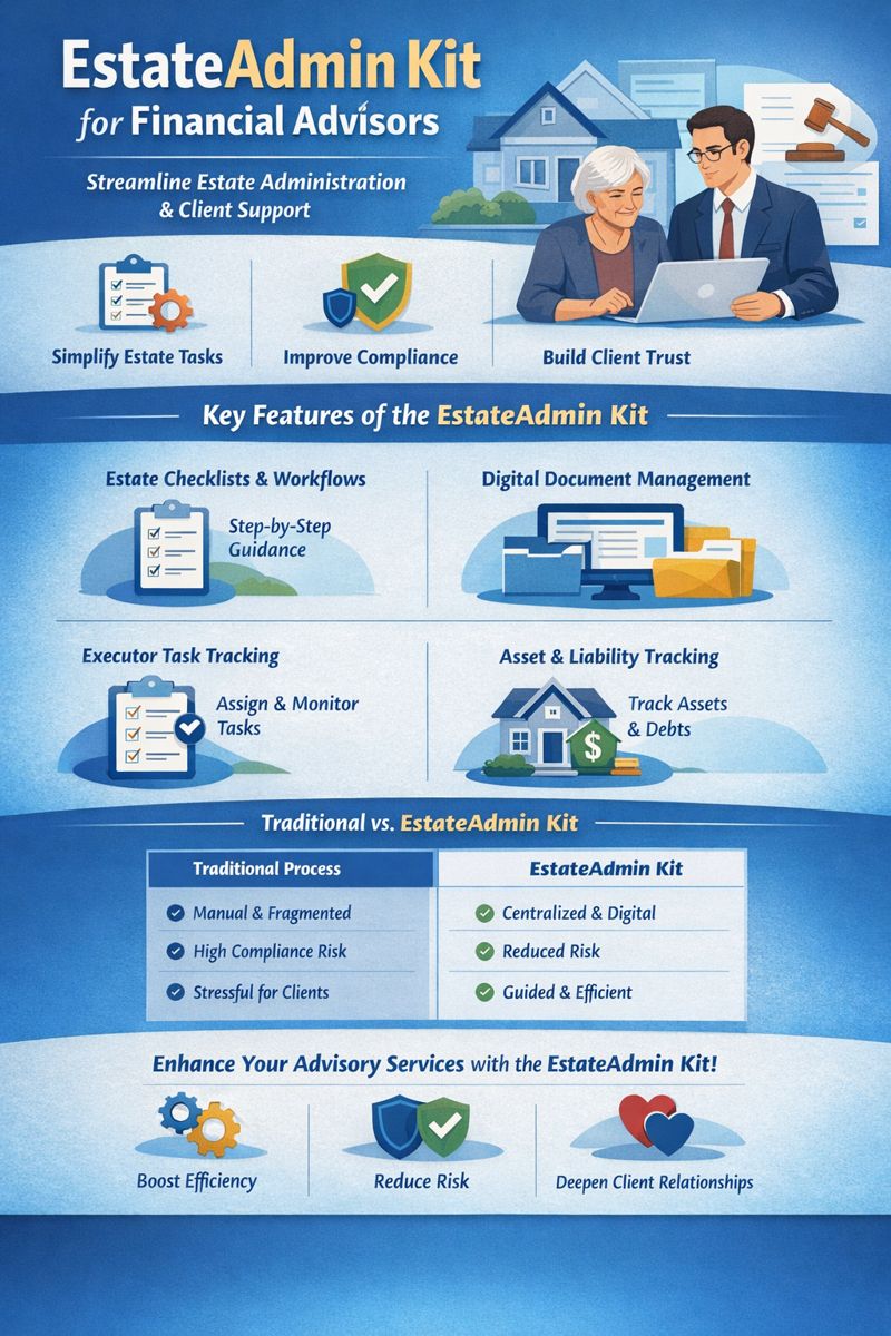 EstateAdmin Kit for Financial Advisors | Streamline Estate Administration & Client Support