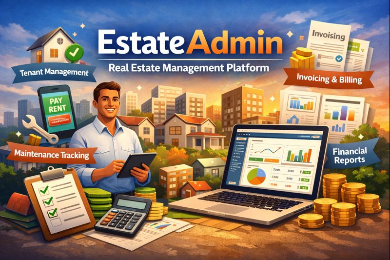 EstateAdmin Real Estate Management Platform – Smart Property Management Solution