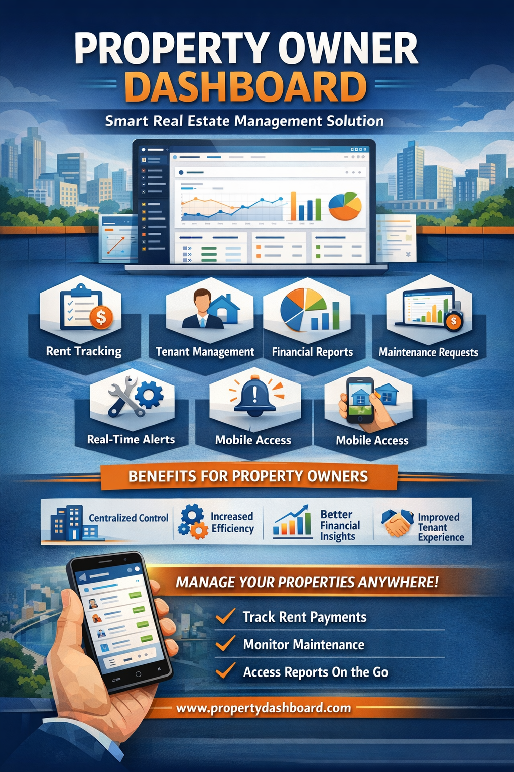 Property Owner Dashboard – Smart Real Estate Management Software for Landlords