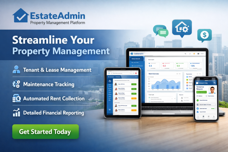 EstateAdmin Property Management Platform – Simplify Your Property Management