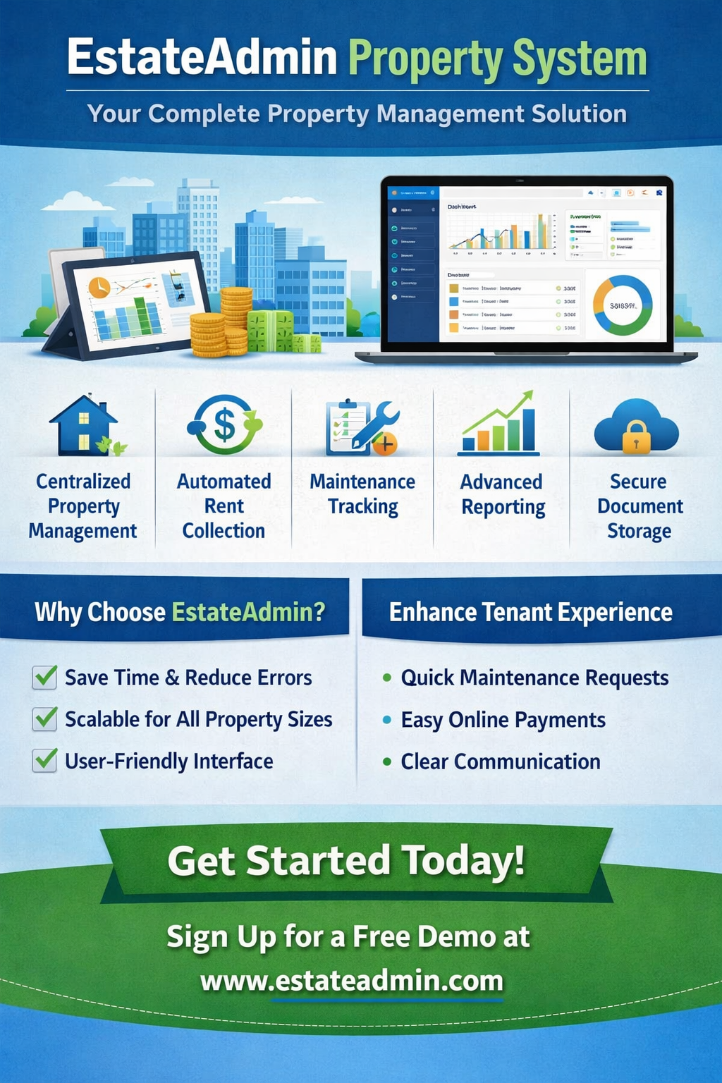 EstateAdmin Property System – Streamline Your Property Management