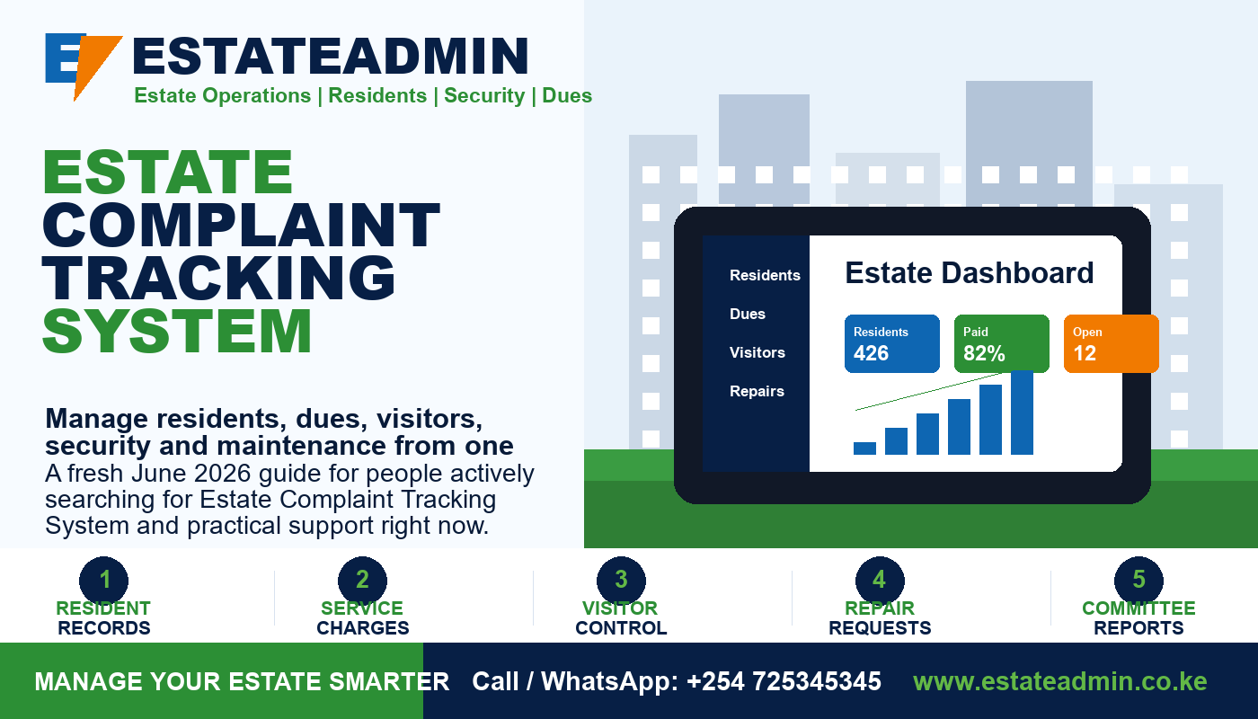 Estate Complaint Tracking System