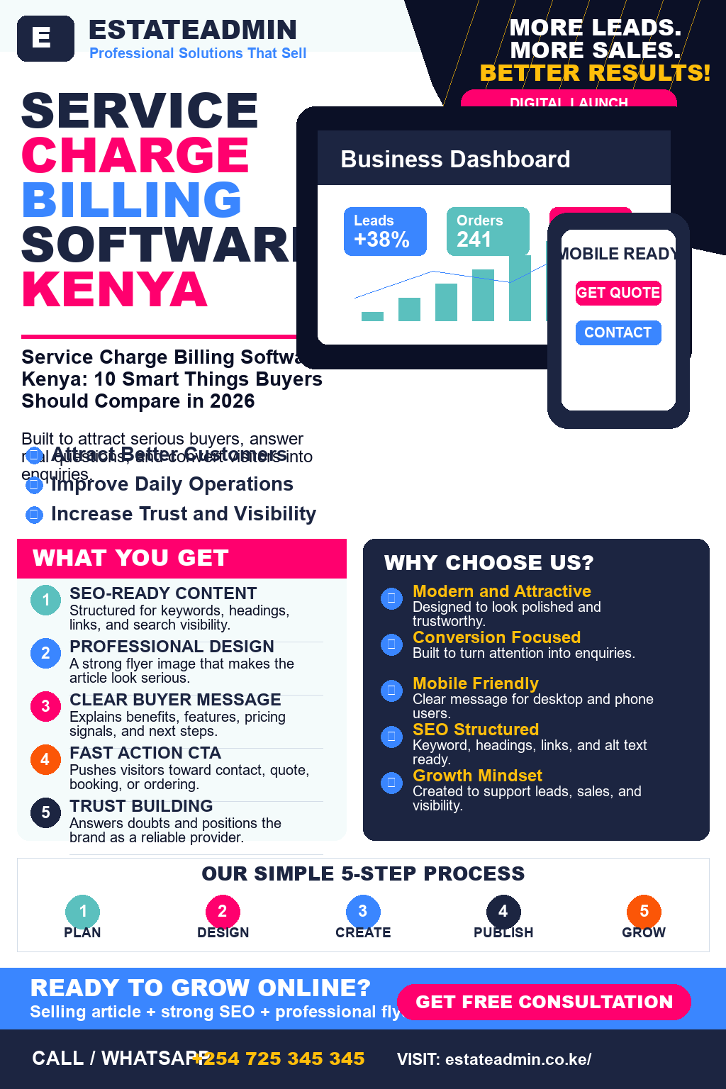 Service Charge Billing Software Kenya