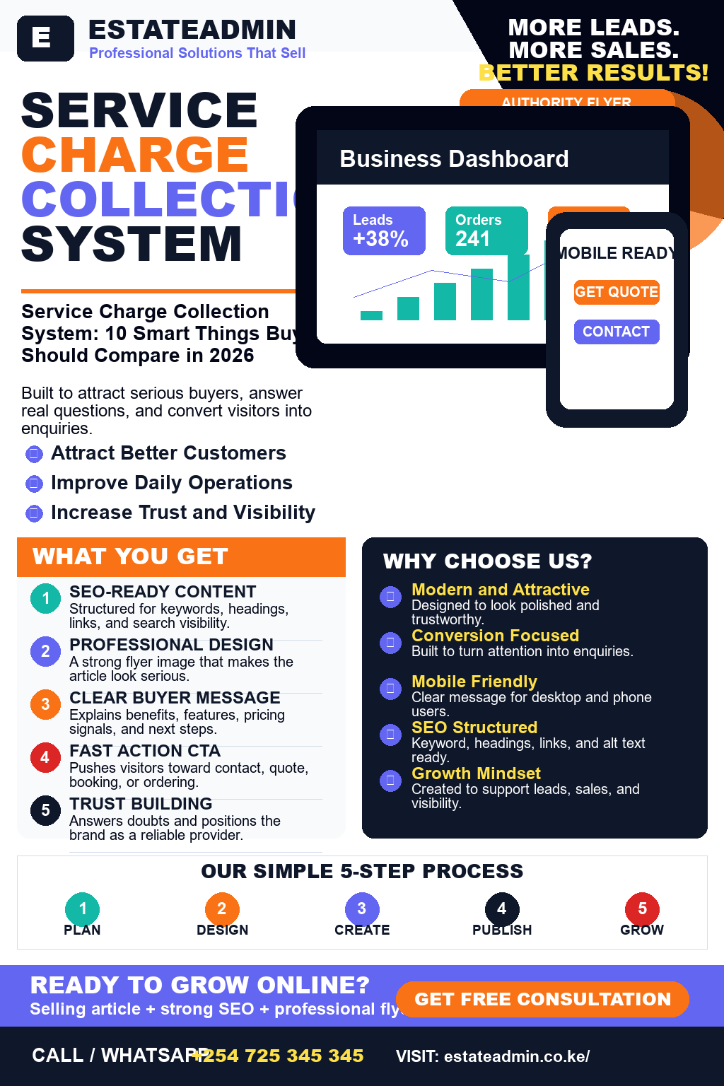 Service Charge Collection System