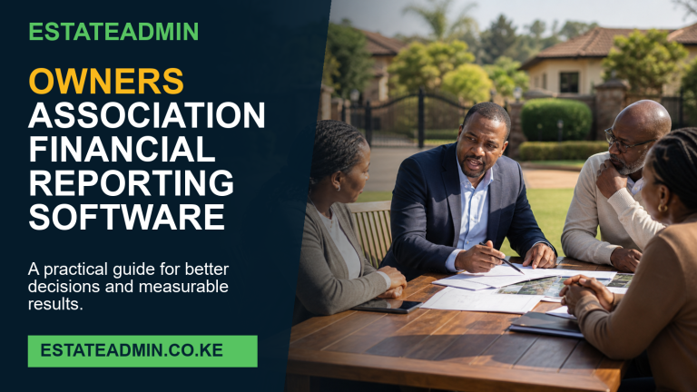Owners Association Financial Reporting Software