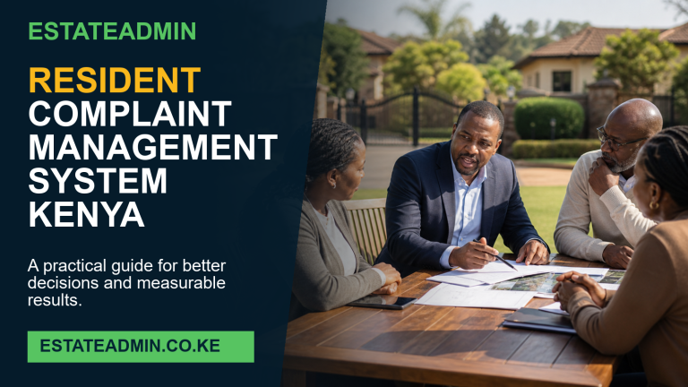 Resident Complaint Management System Kenya