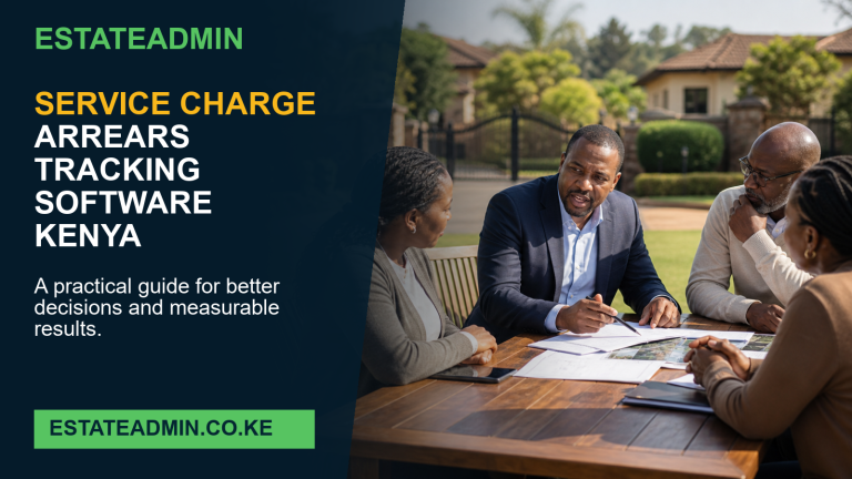 Service Charge Arrears Tracking Software Kenya