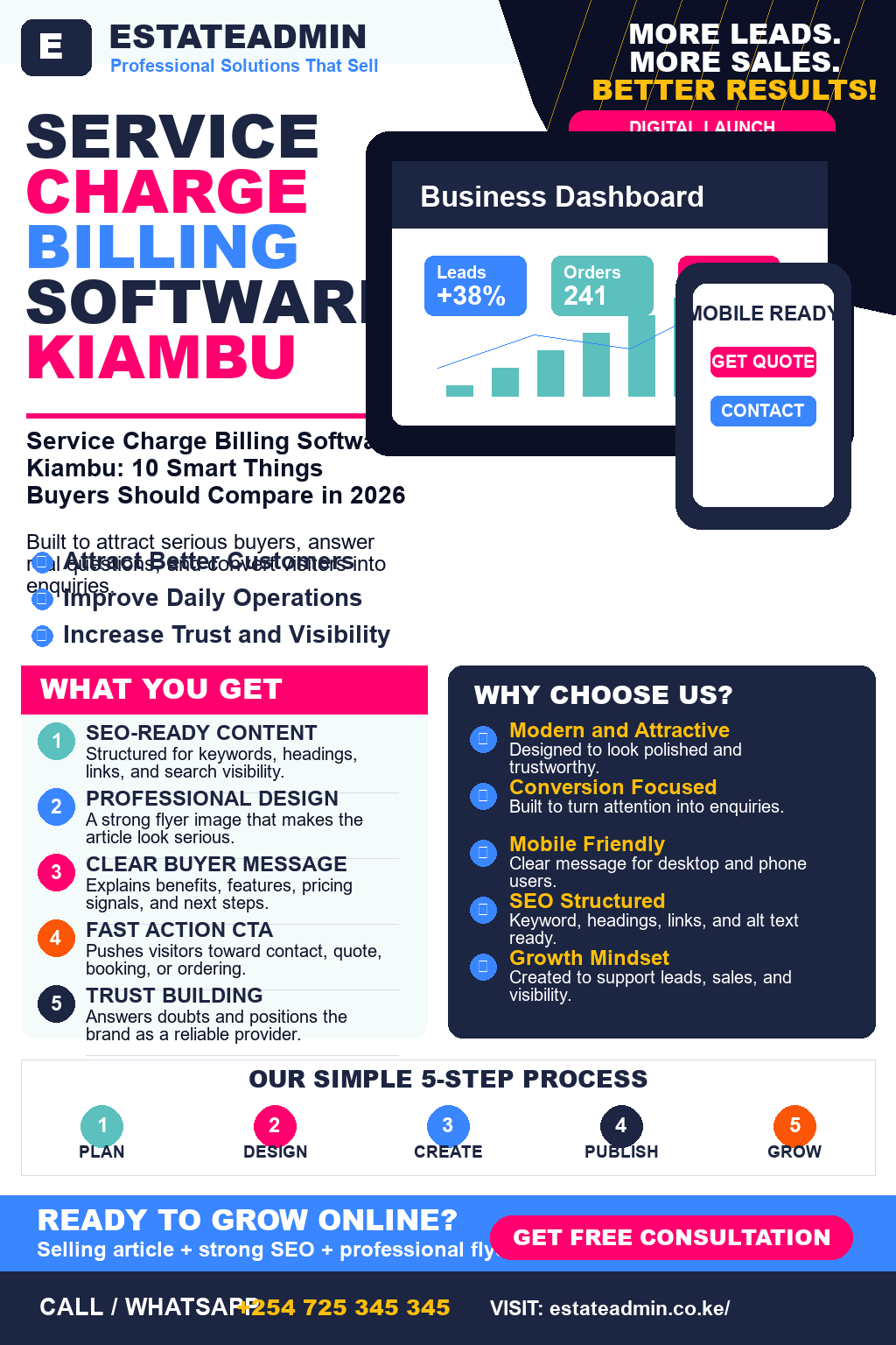 Service Charge Billing Software Kiambu