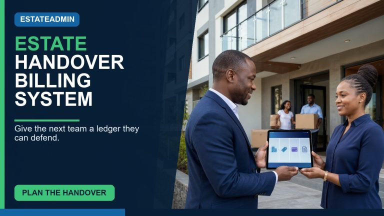 estate handover billing system Kenya