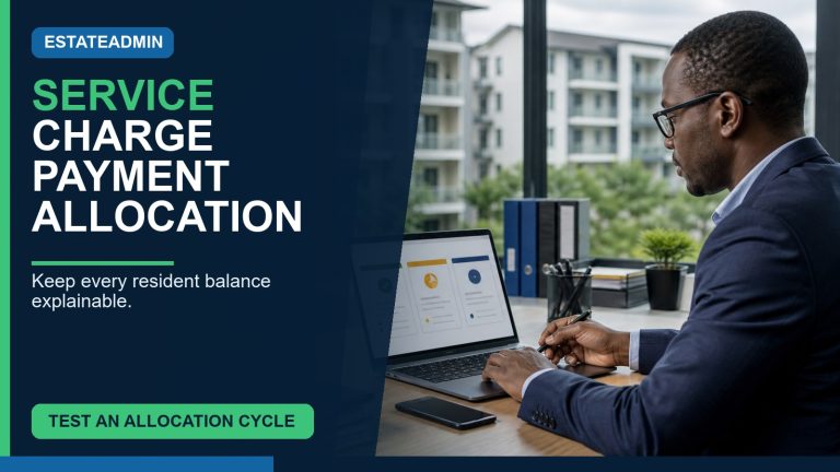 service charge payment allocation software Kenya