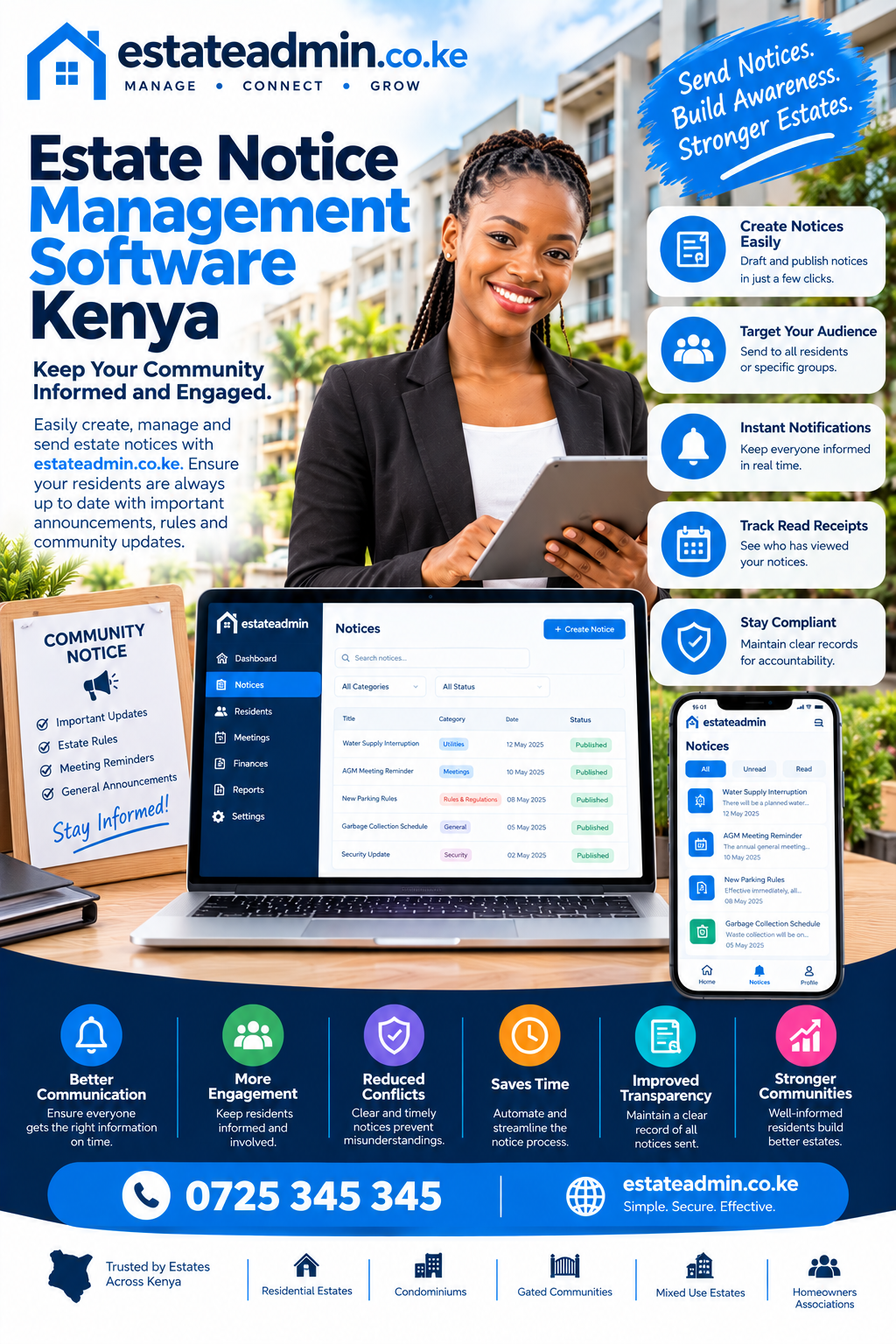 Estate Notice Management Software Kenya