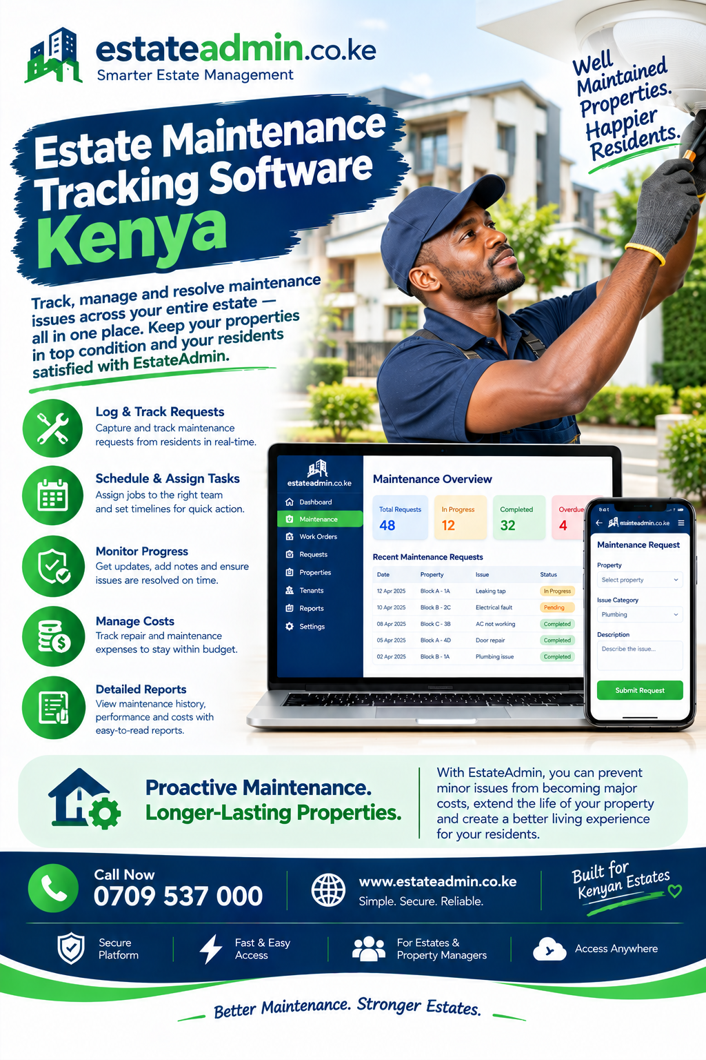 Estate Maintenance Tracking Software Kenya