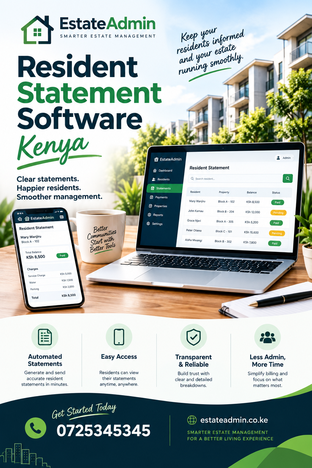 Resident Statement Software Kenya