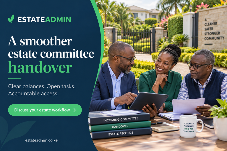 EstateAdmin flyer: Changing Estate Committees: A Records Handover Checklist