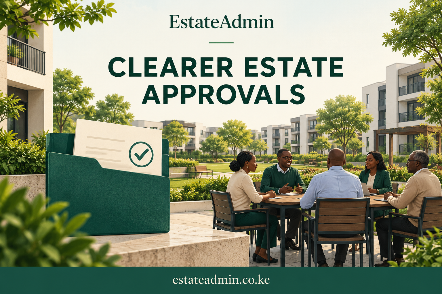 Owners Association Portals in Kiambu: Make Approvals Easy to Follow — editorial illustration